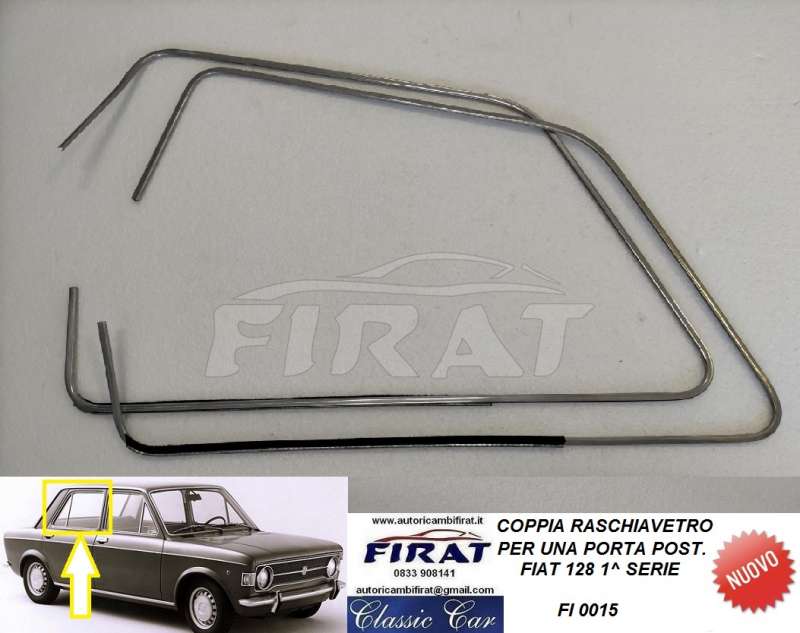 RASCHIAVETRO FIAT 128 1 SERIE 4 PORTE POST. (0015)